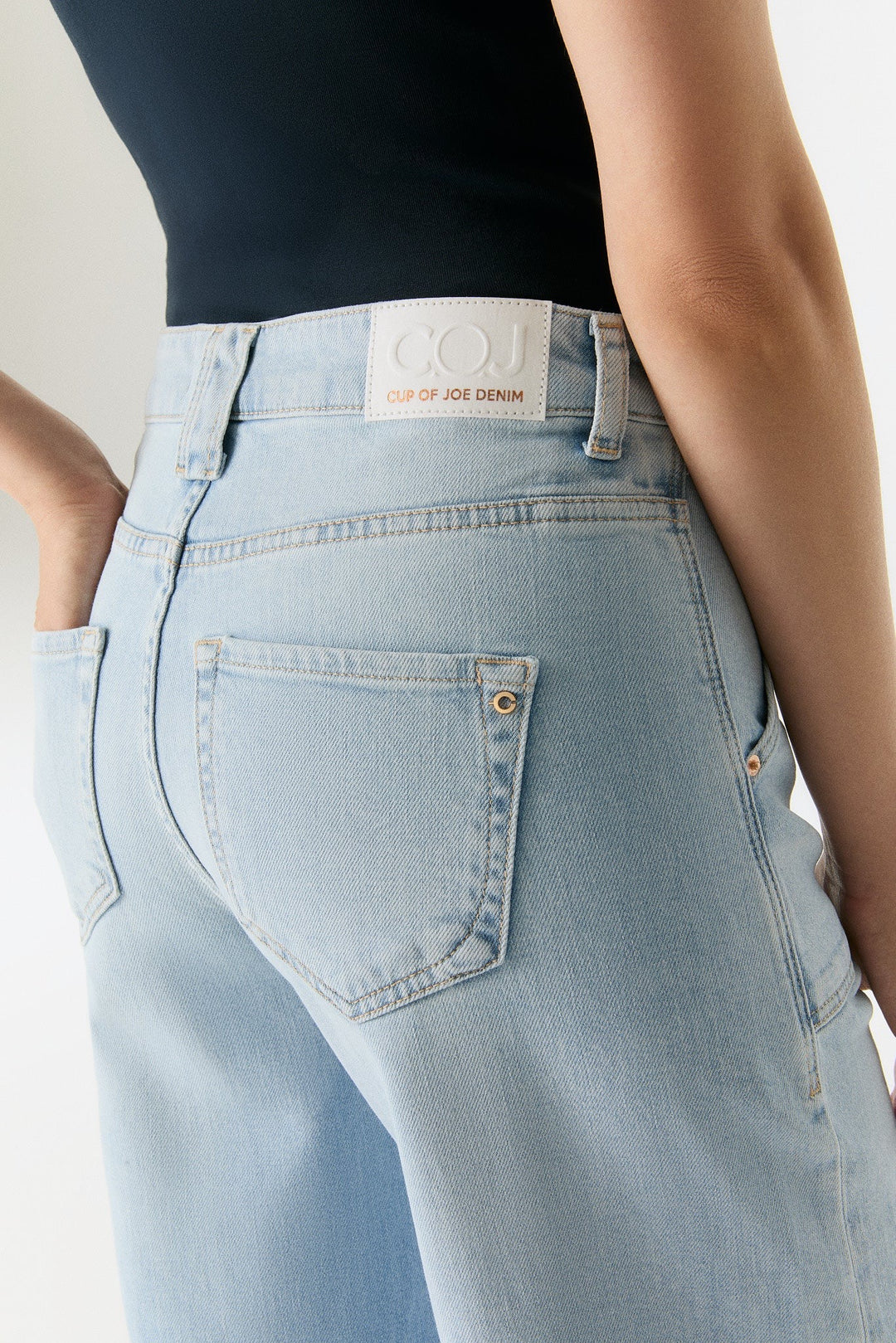 COJ Lulu jeans loose fit dames – blue denim - L30