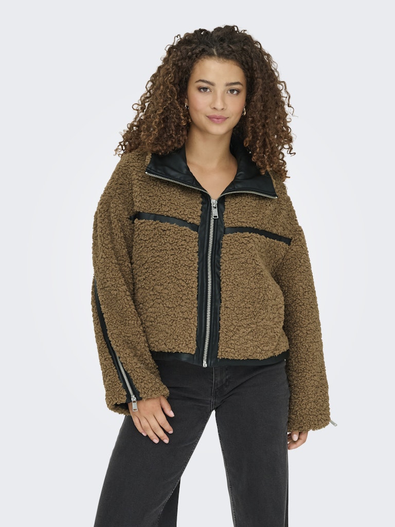Only winterjas dames bruin – 15349409 Patti
