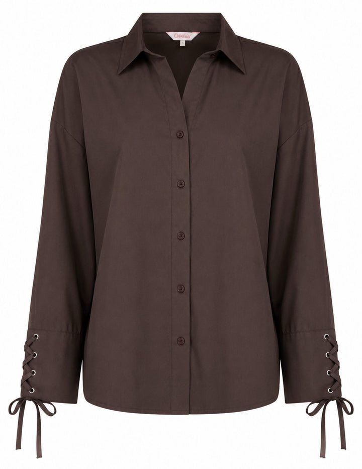 Only blouse l/m dames bruin – 15376880 Oregon