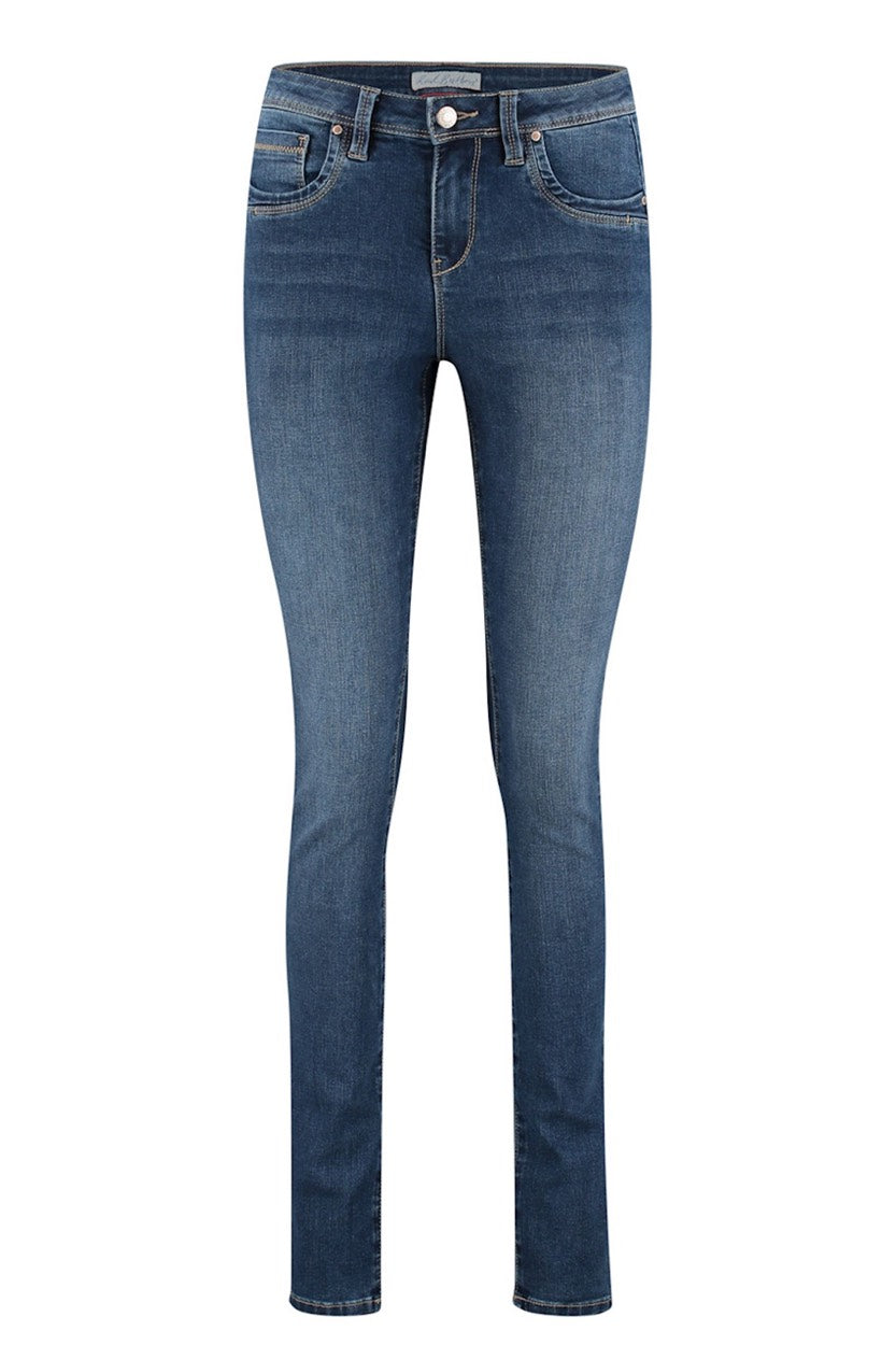 Red Button Jimmy 3800 jeans slim fit dames – blue denim - L30