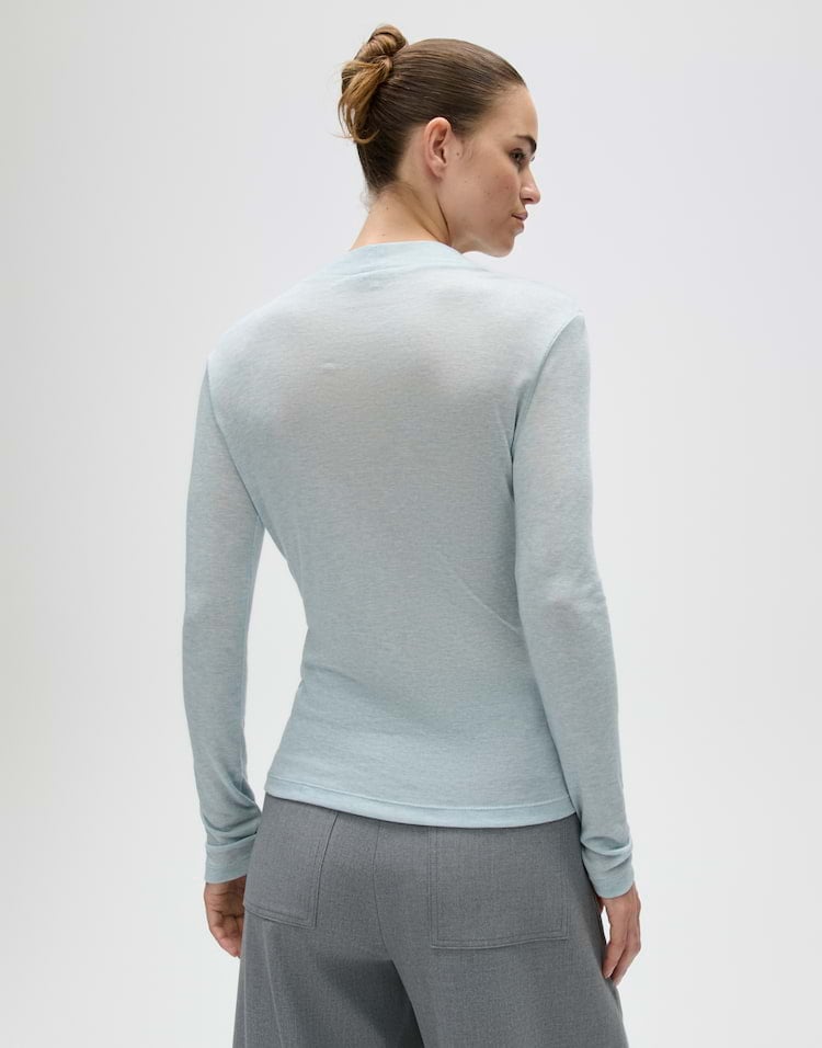 Opus Sewolli 10637113574475 t-shirt l/m aqua