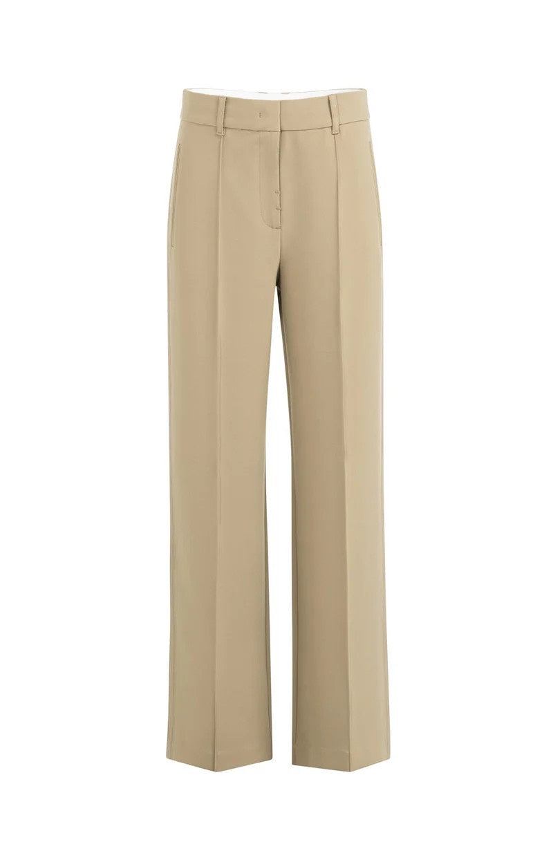 YAYA Women lange broek kaki – dames