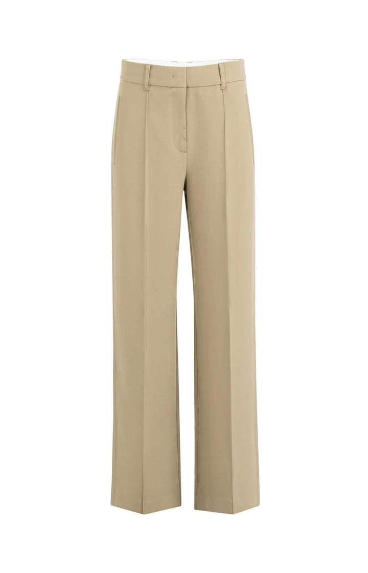 YAYA Women lange broek kaki – dames