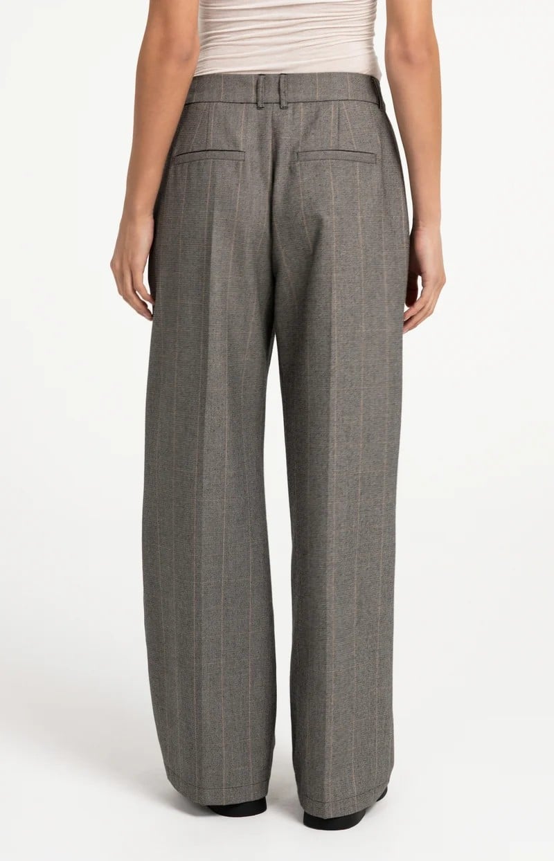 YAYA Women 01-301284-609 lange broek dames grijs dessin