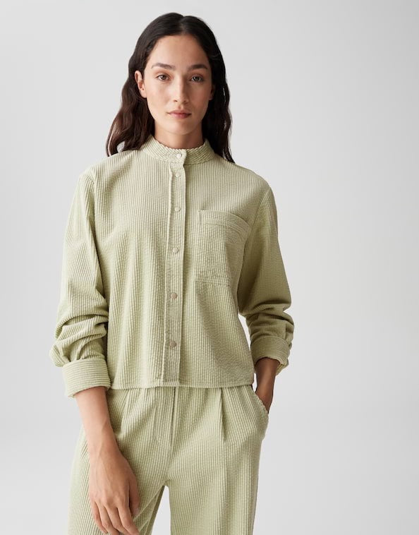 Opus blouse l/m mint – dames