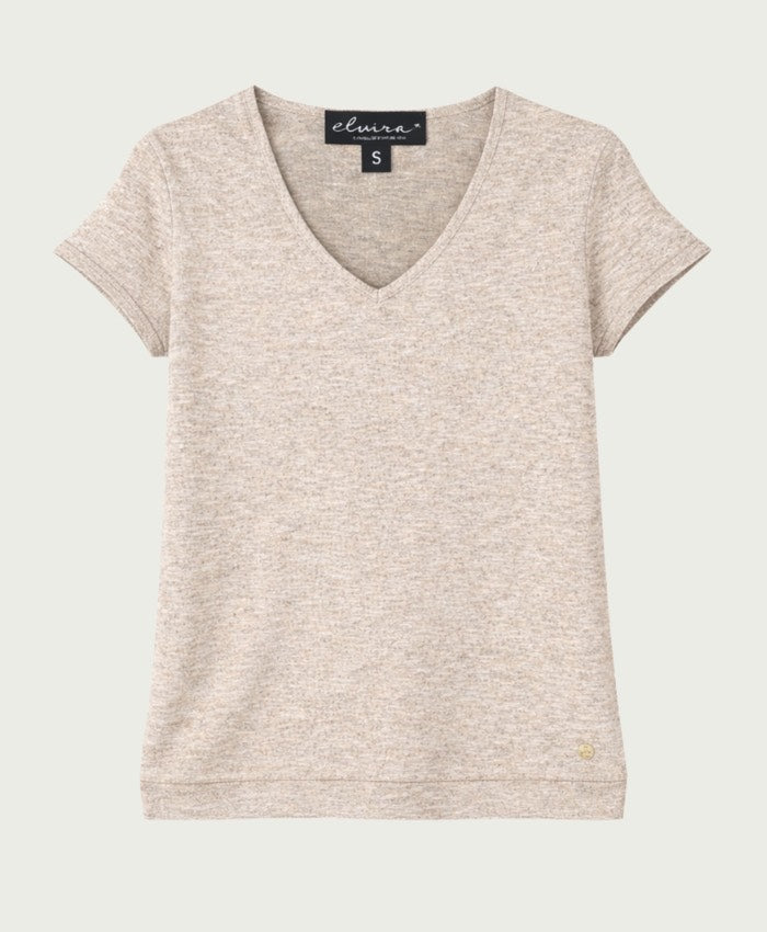 Elvira Casuals E1 26-025 Angela top k/m dames – ecru