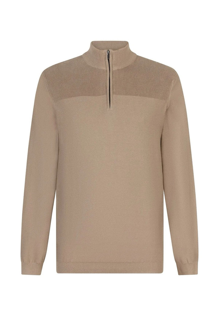 Presly & Sun Ray trui taupe – heren