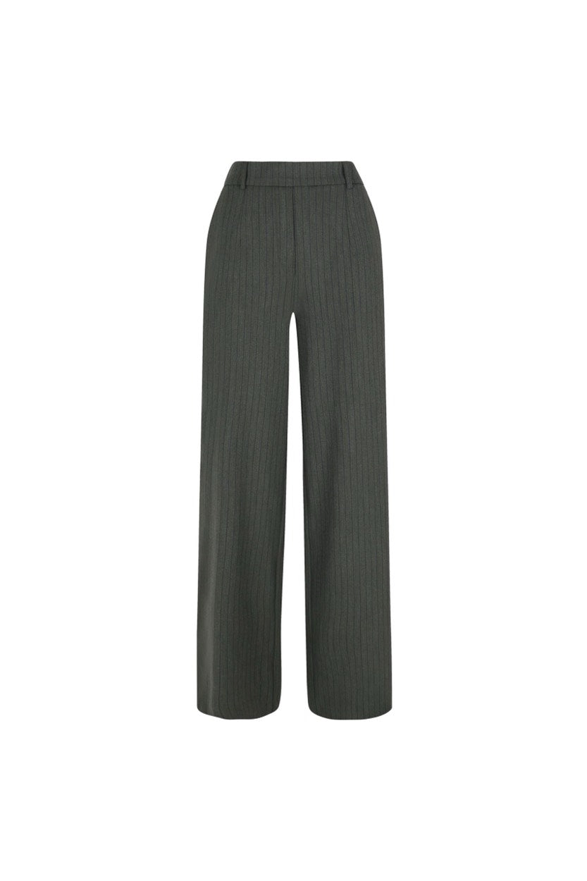 Elvira Casuals E4 25-020 Claire – lange broek dames - Groen Dessin