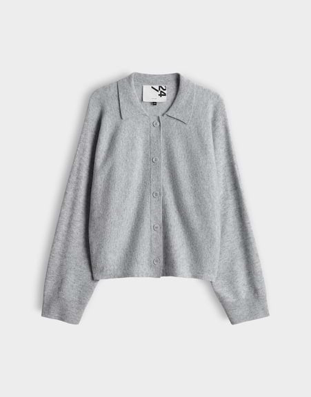Opus Dulena 10605814390248 trui dames grijs dessin