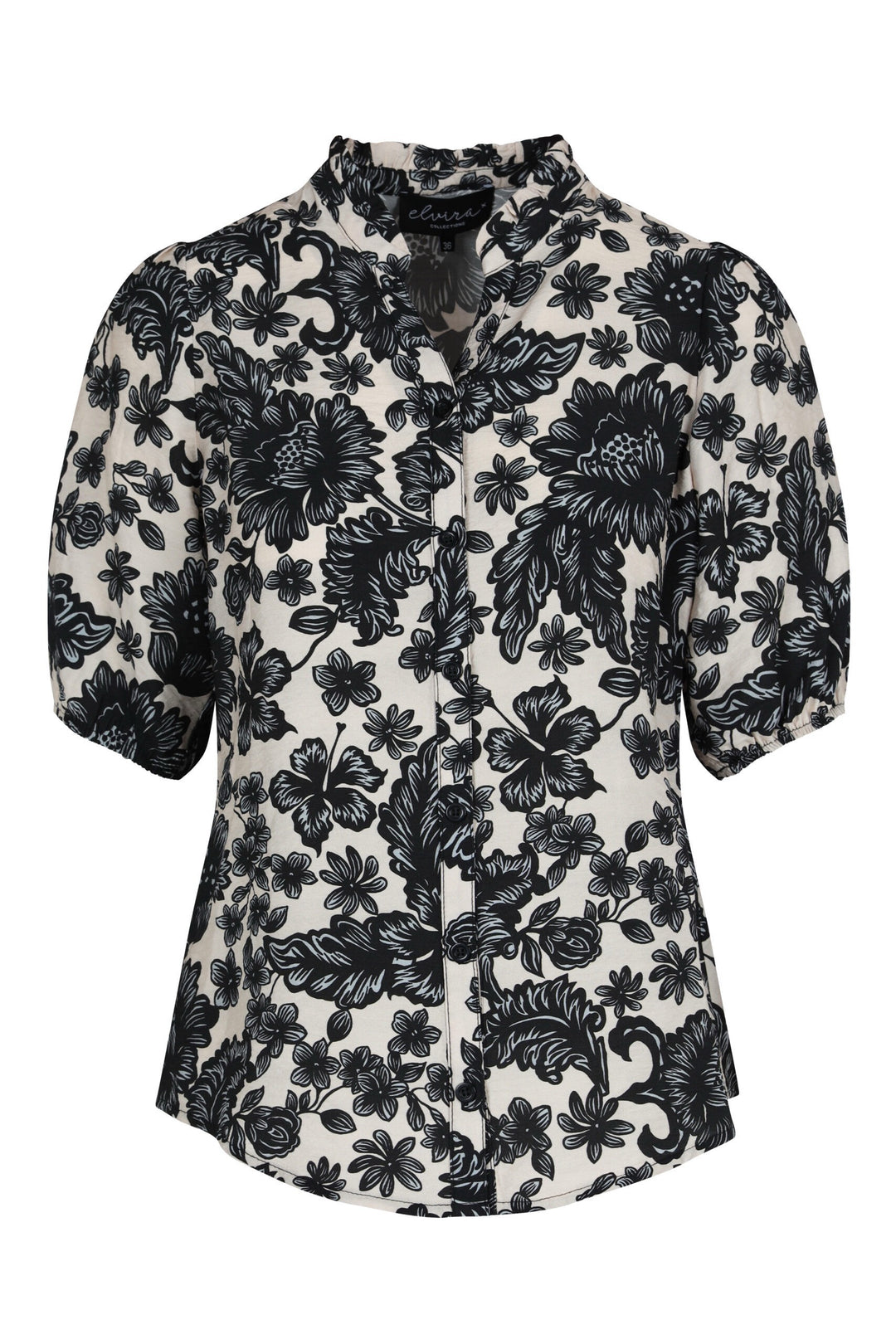 Elvira Casuals E3 25-029 blouse ecru dessin – dames