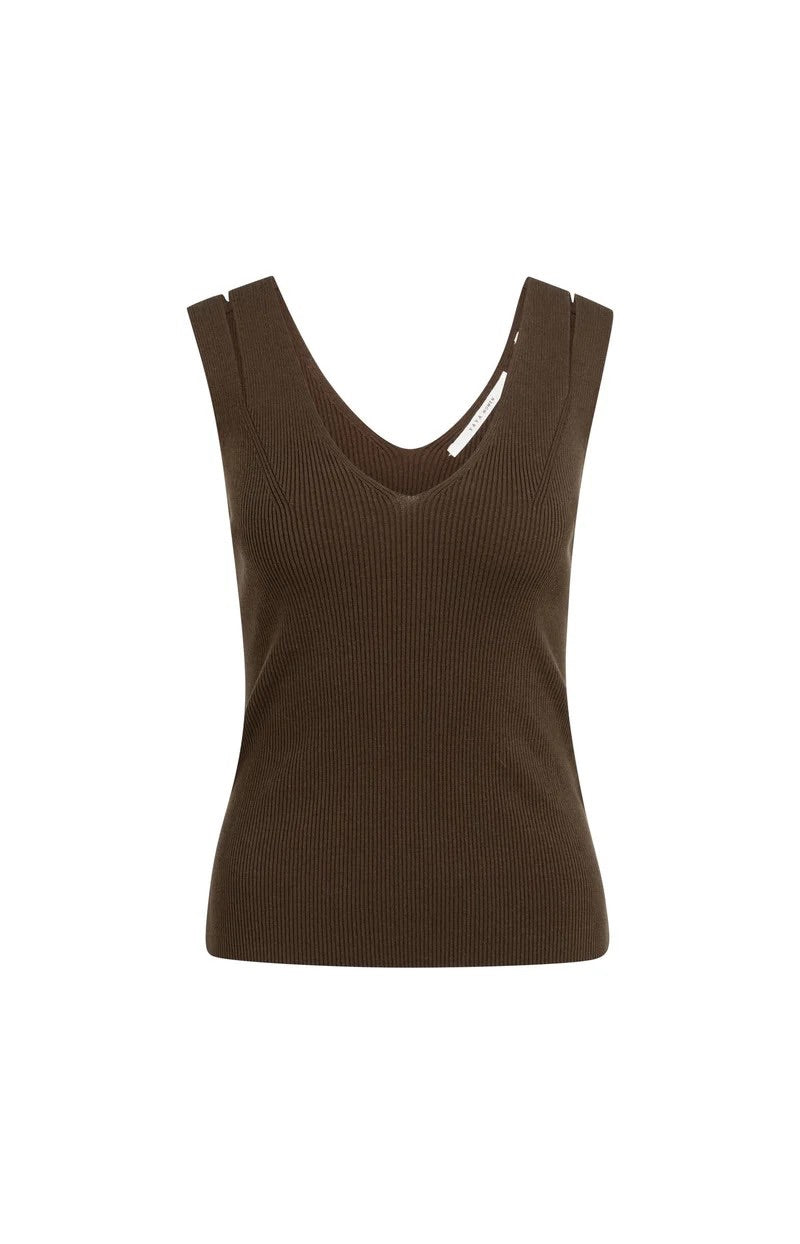YAYA Women singlet antraciet – dames