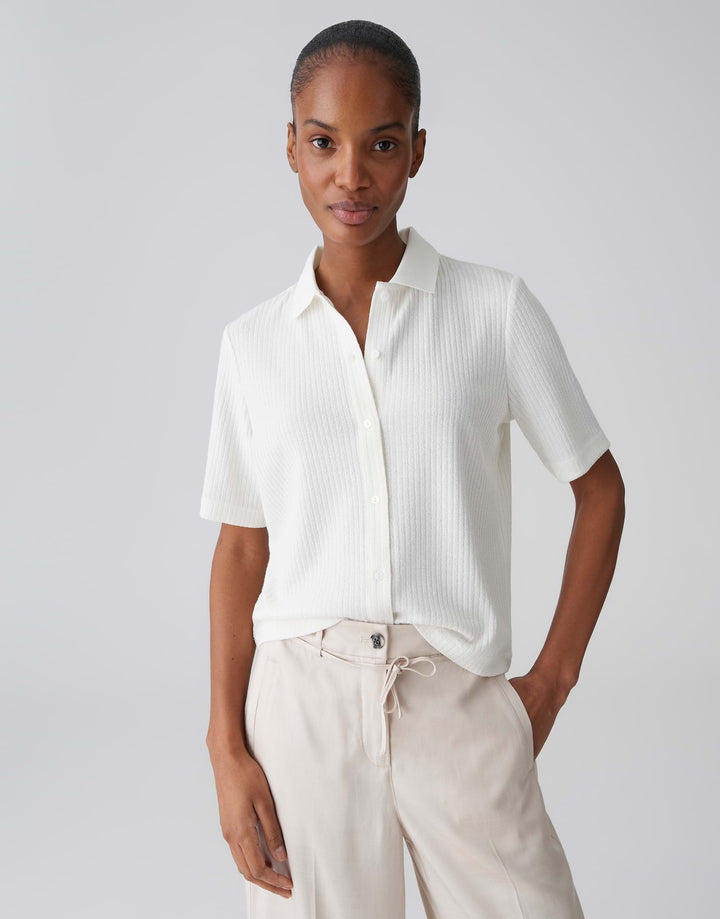 Opus Somelli t-shirt off-white – dames