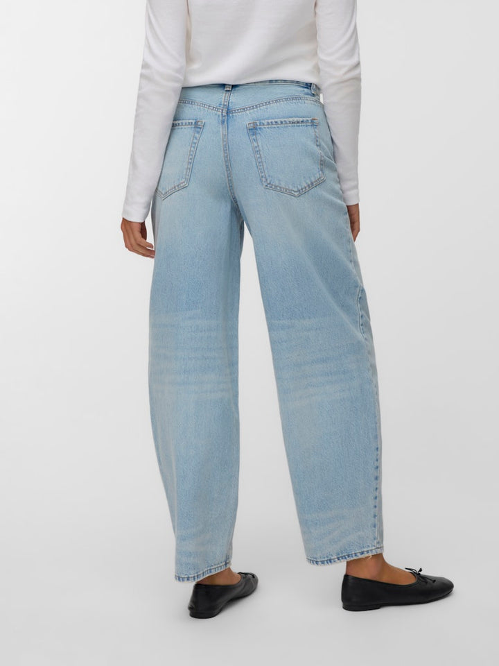 VERO MODA Billie jeans low croth-baggy fit dames - Blue Denim - L32