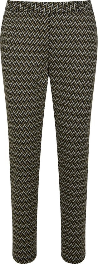 Elvira Casuals E5 23-019 lange broek dames bruin dessin