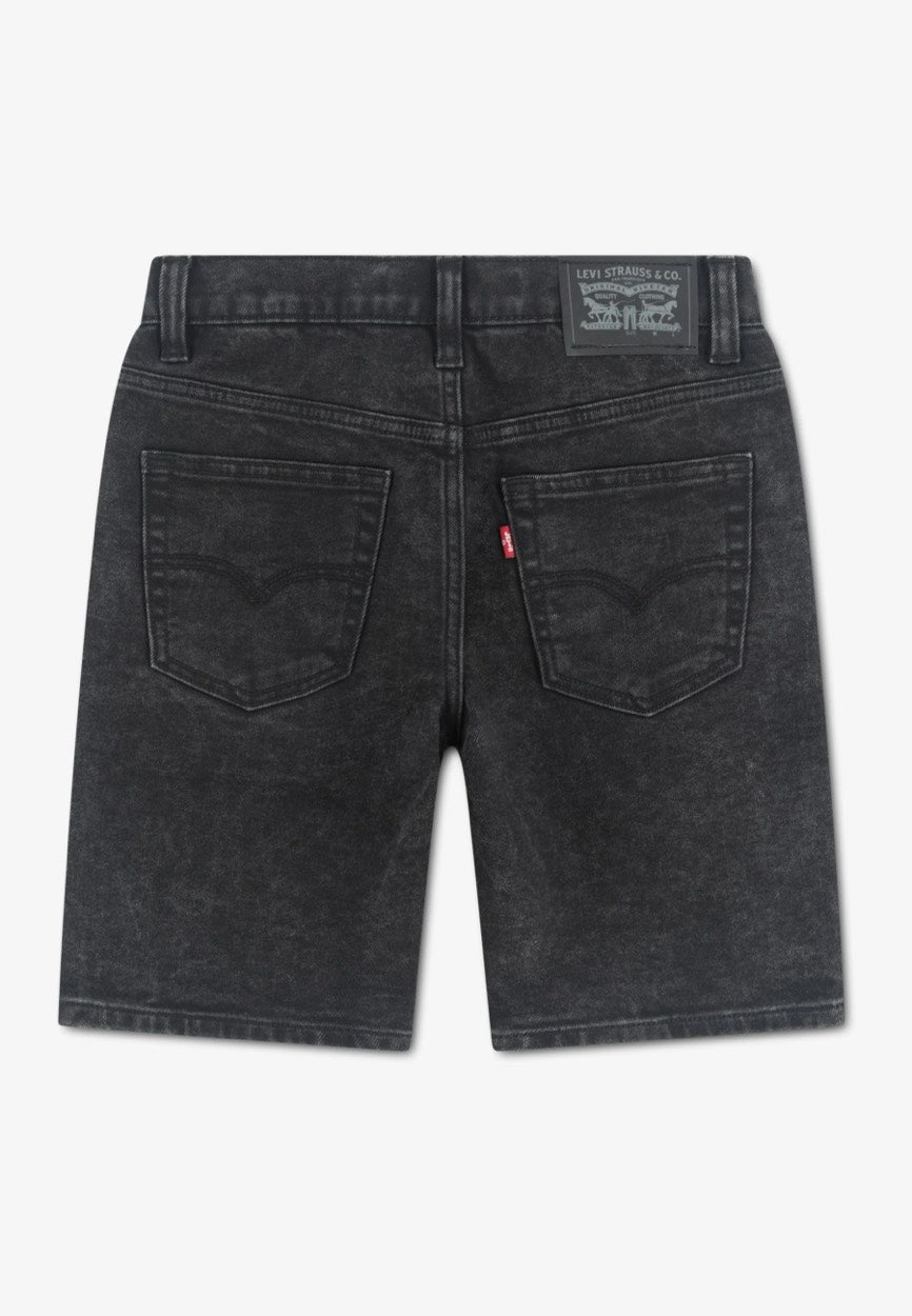 Levi's boys M374 short denim zwart – jongens - Black Denim