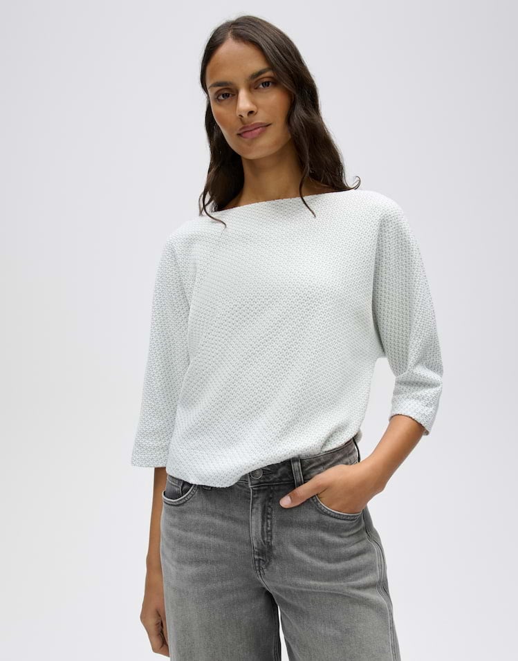 Opus Sassoni 10622713469106 top k/m dames blauw dessin