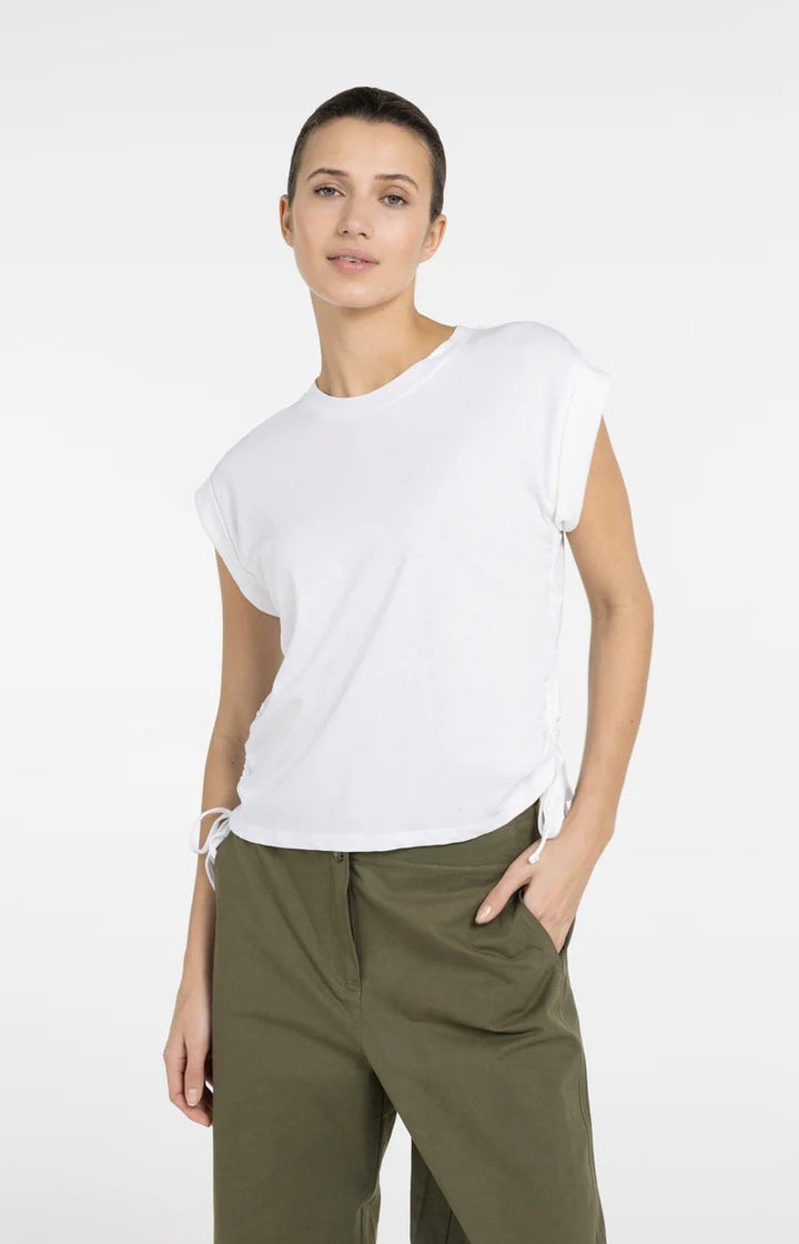 YAYA Women T-shirt k/m dames wit