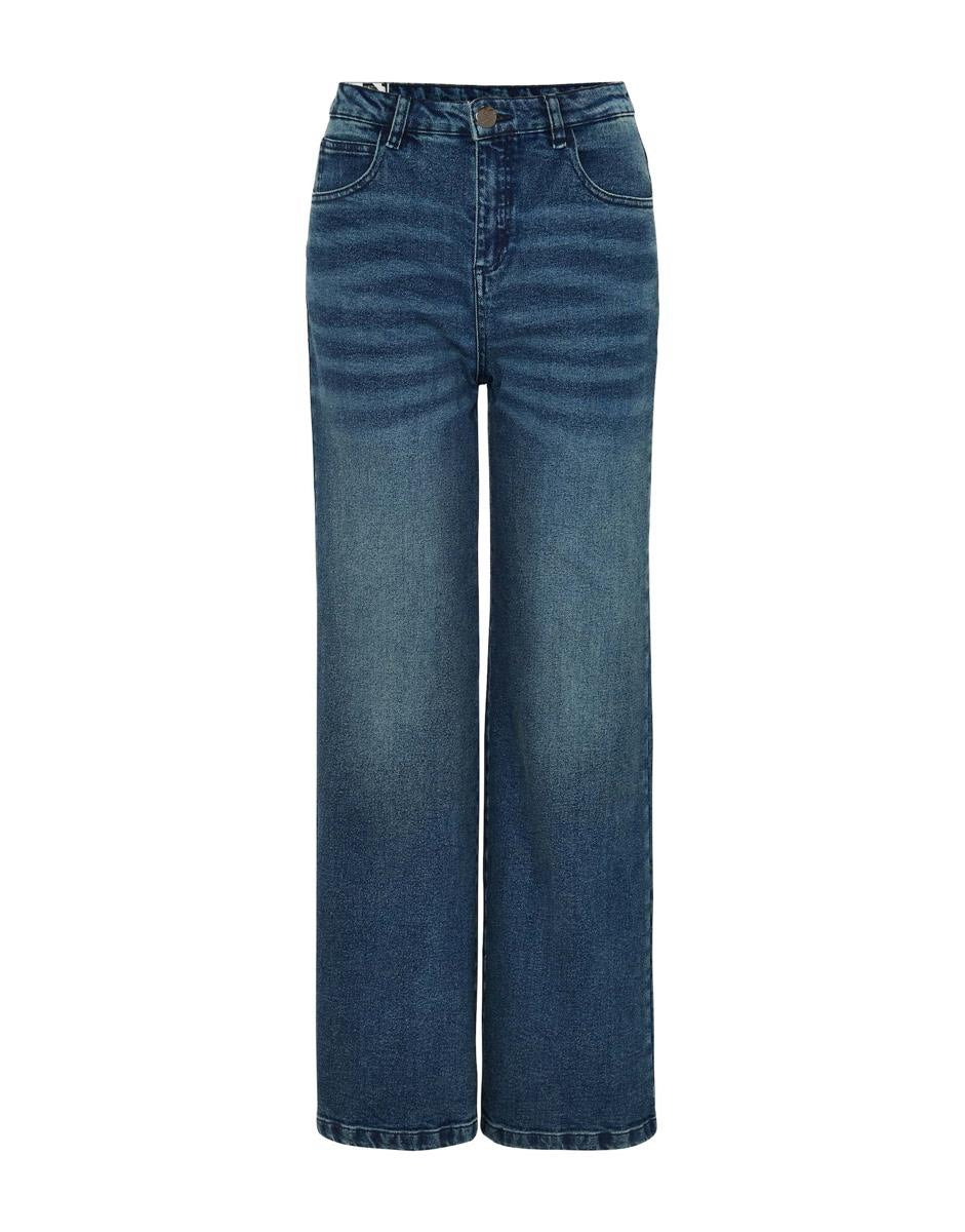 Opus Mivy 10156210391 jeans regular-straight fit dames - Blue Denim