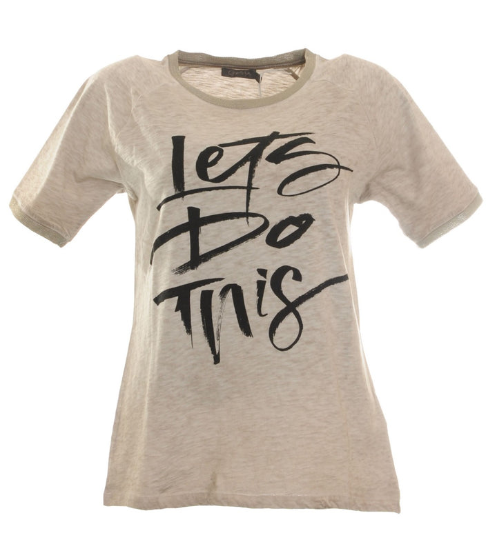 Jacqueline de Yong Bodilla t-shirt zand – dames
