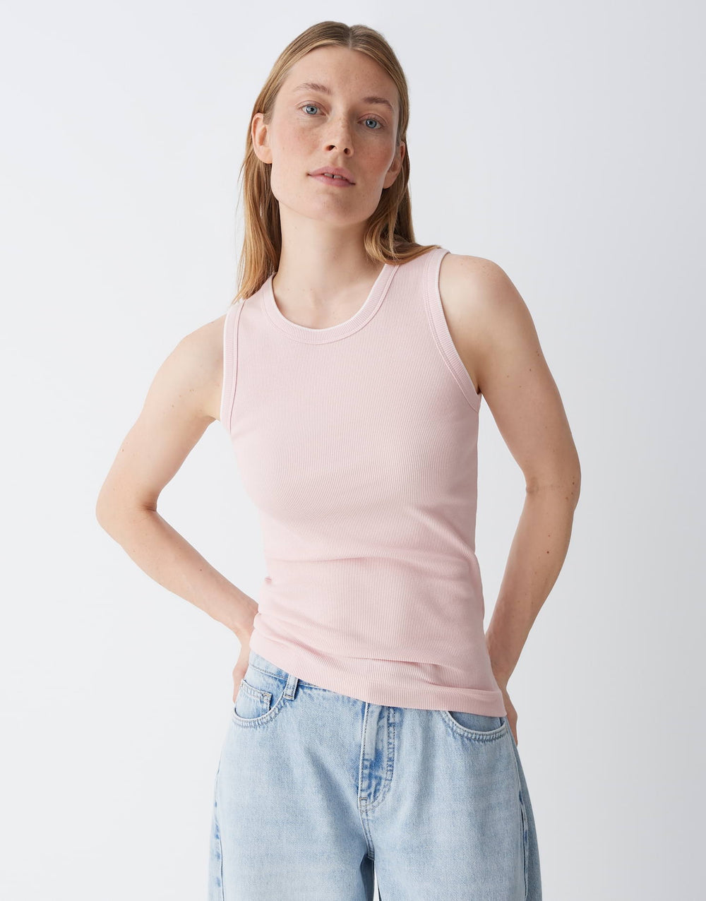 Opus Ilesso spring 10538510409477 singlet licht roze – dames