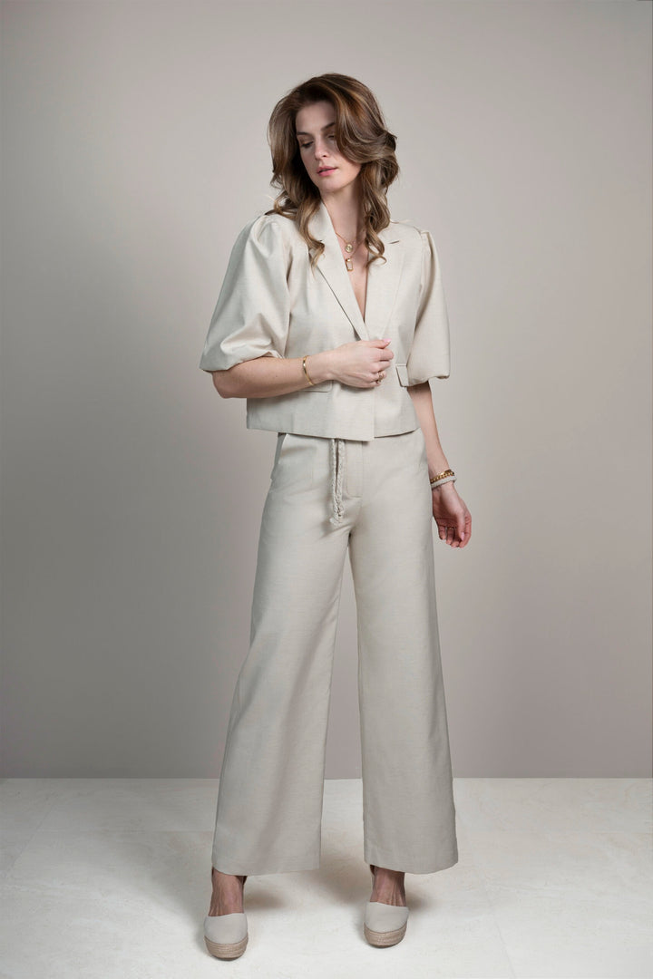 Elvira Casuals E2 26-020 Yara – lange broek dames - Zand