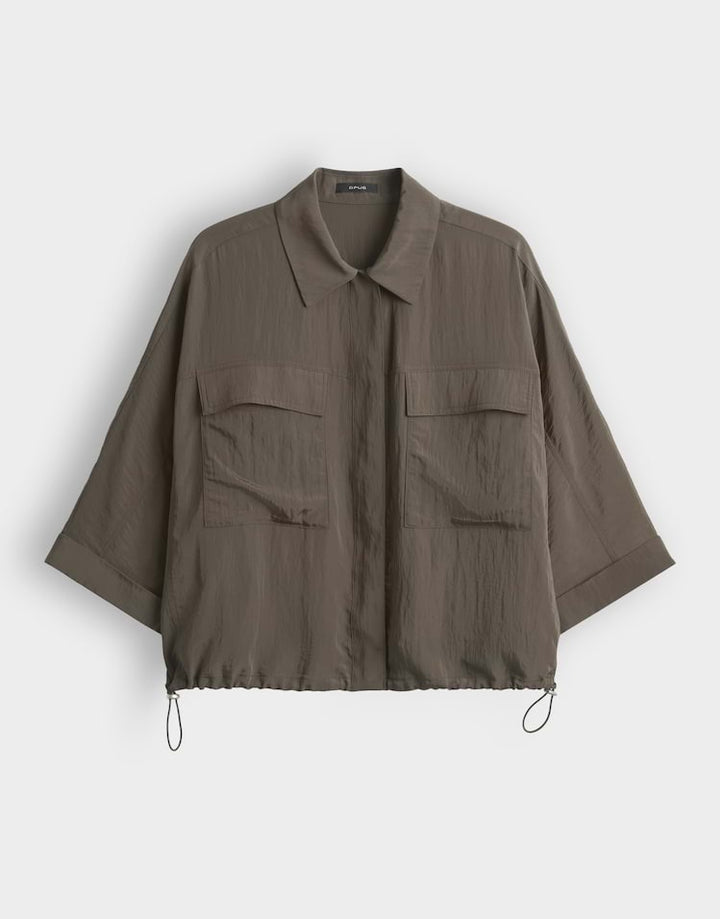 Opus blouse l/m dames army – Fropa 10575813194106