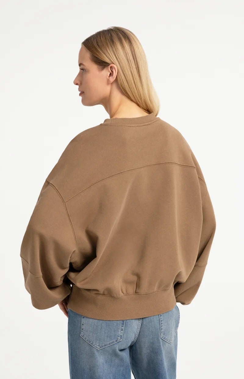 YAYA Women 01-109130-609 sweater dames camel