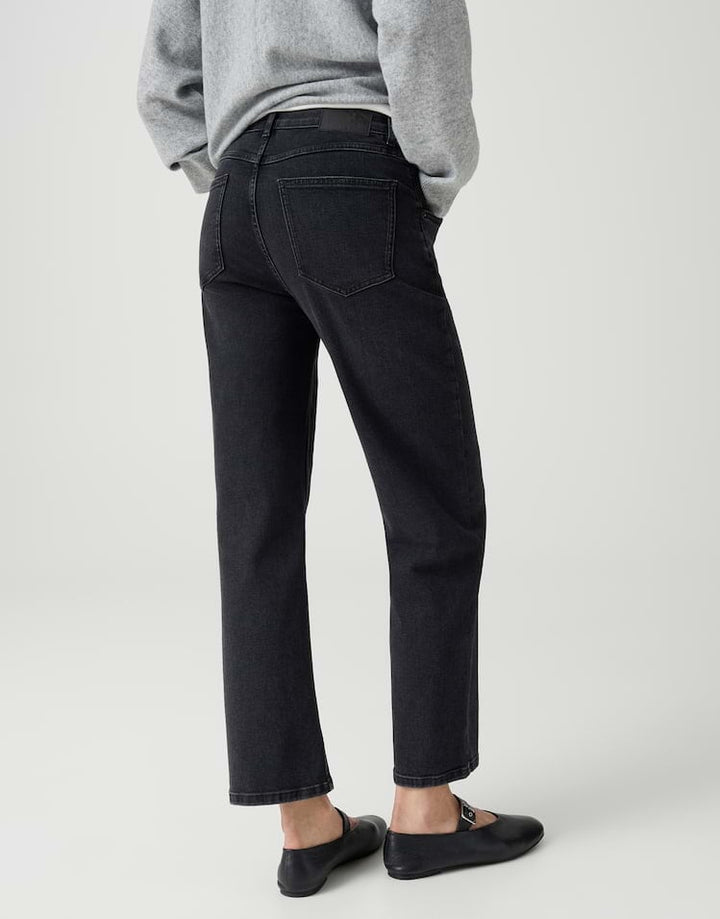 Opus Minah honesty 10607212564248 jeans regular-straight fit black denim - L28