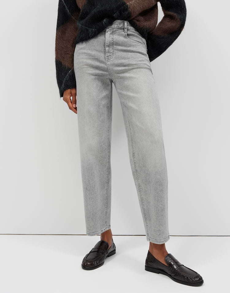 Opus Maxie 10624212945 jeans regular-straight fit grey denim - L28
