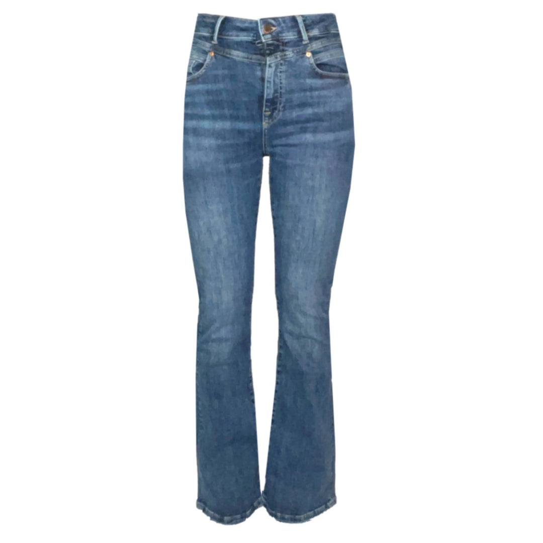 COJ Matilda L34 jeans bootcut flare fit dames – blue denim - 34