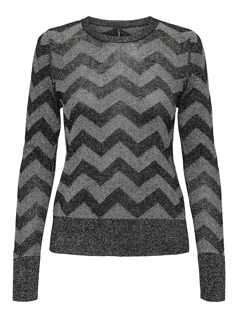 Only Jillo trui dames zwart dessin
