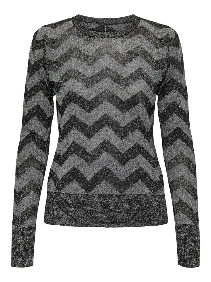 Only Jillo trui dames zwart dessin