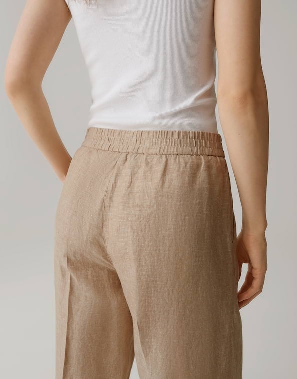 Opus Maikito light 10579313218106 lange broek dames zand