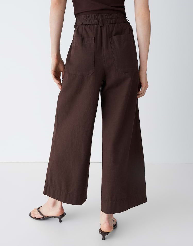 Opus Meeri breath 7/8 broek bruin – dames
