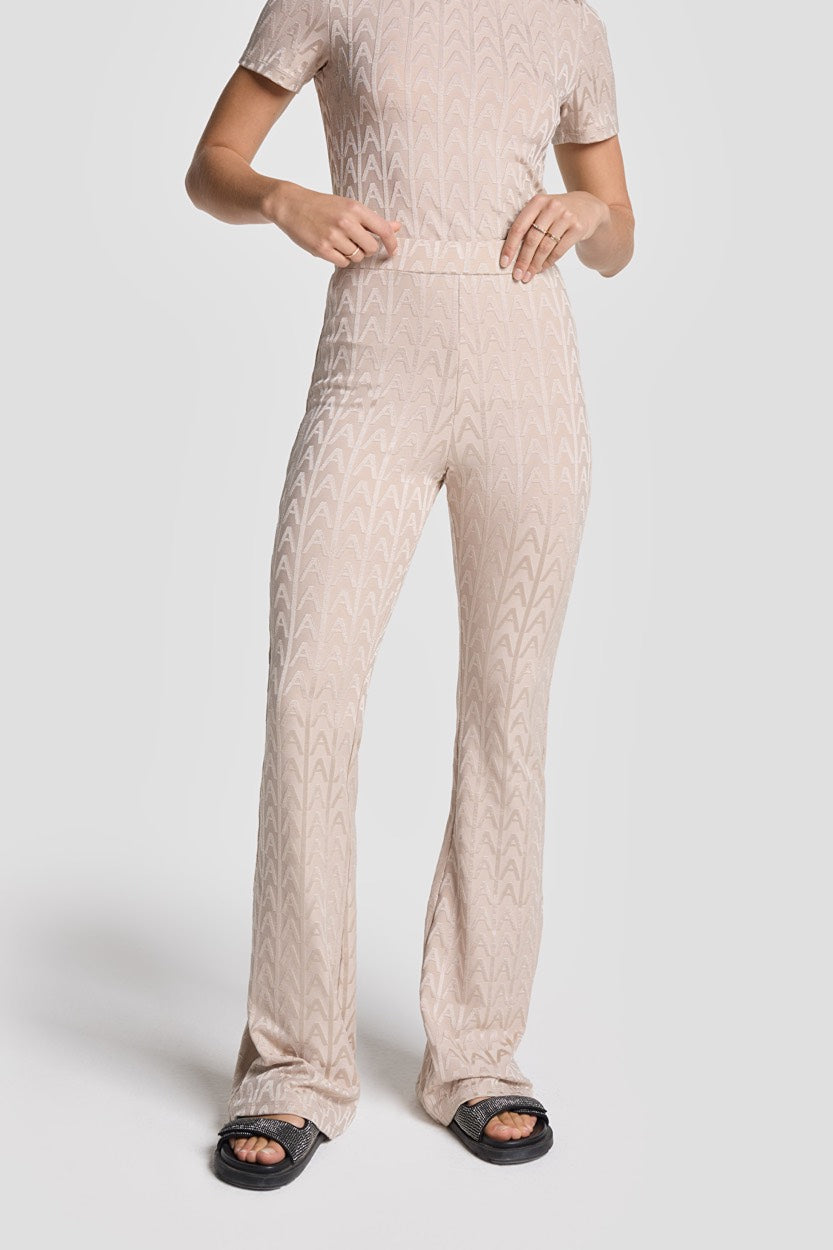 Alix the label lange broek taupe – dames