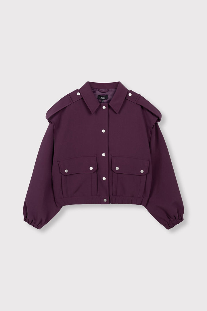 Alix the label aubergine jack dames – trendy herfstmode