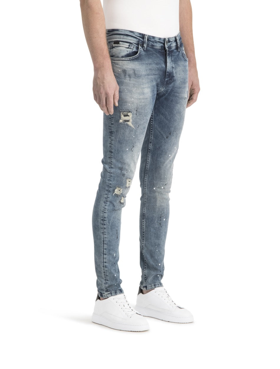 PUREWHITE The Jone W0510 jeans skinny fit heren - Blue Denim