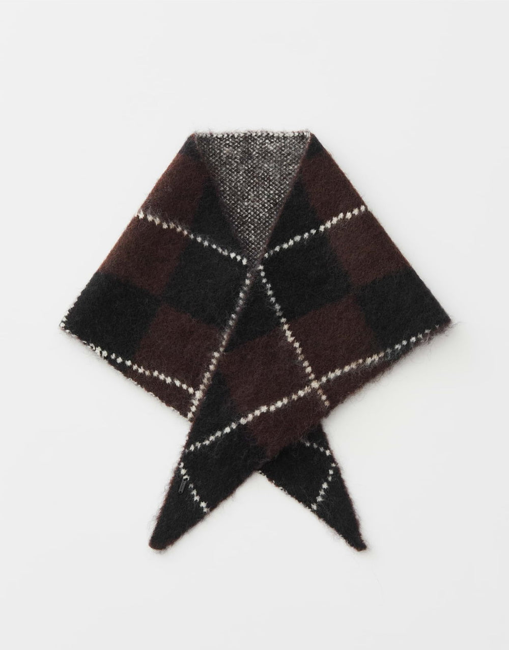 Opus aweti scarf 10624414525465 sjaal zwart dessin