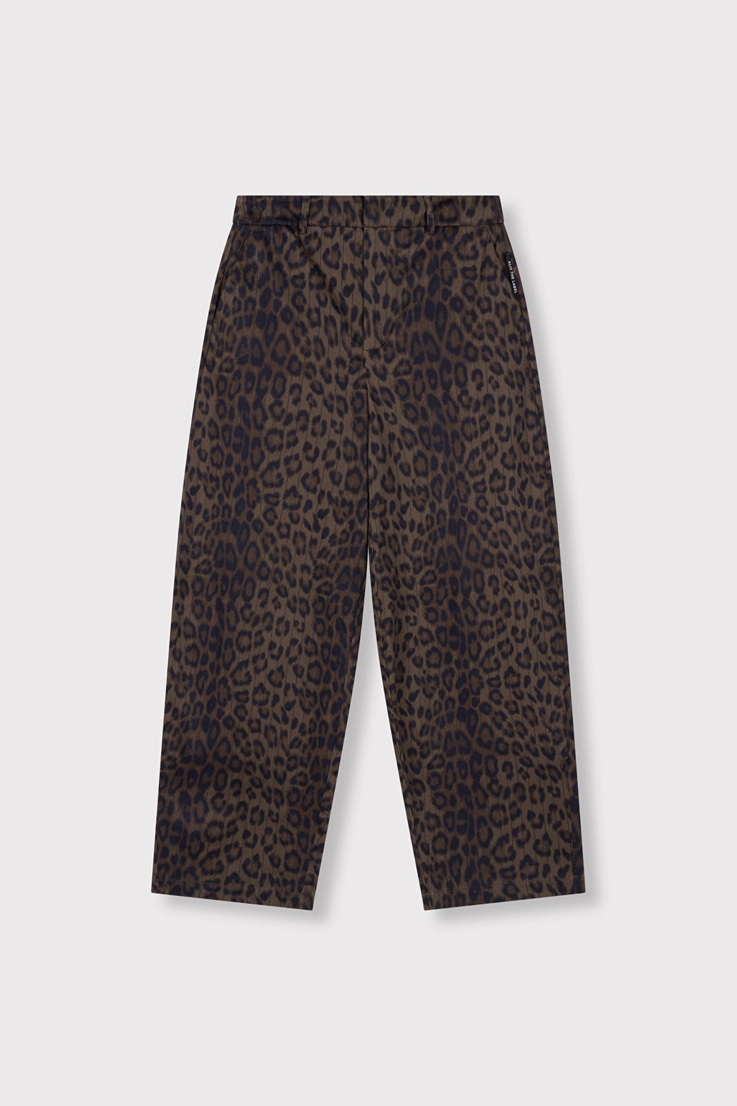 Alix the label 2609133869 lange broek dames bruin dessin