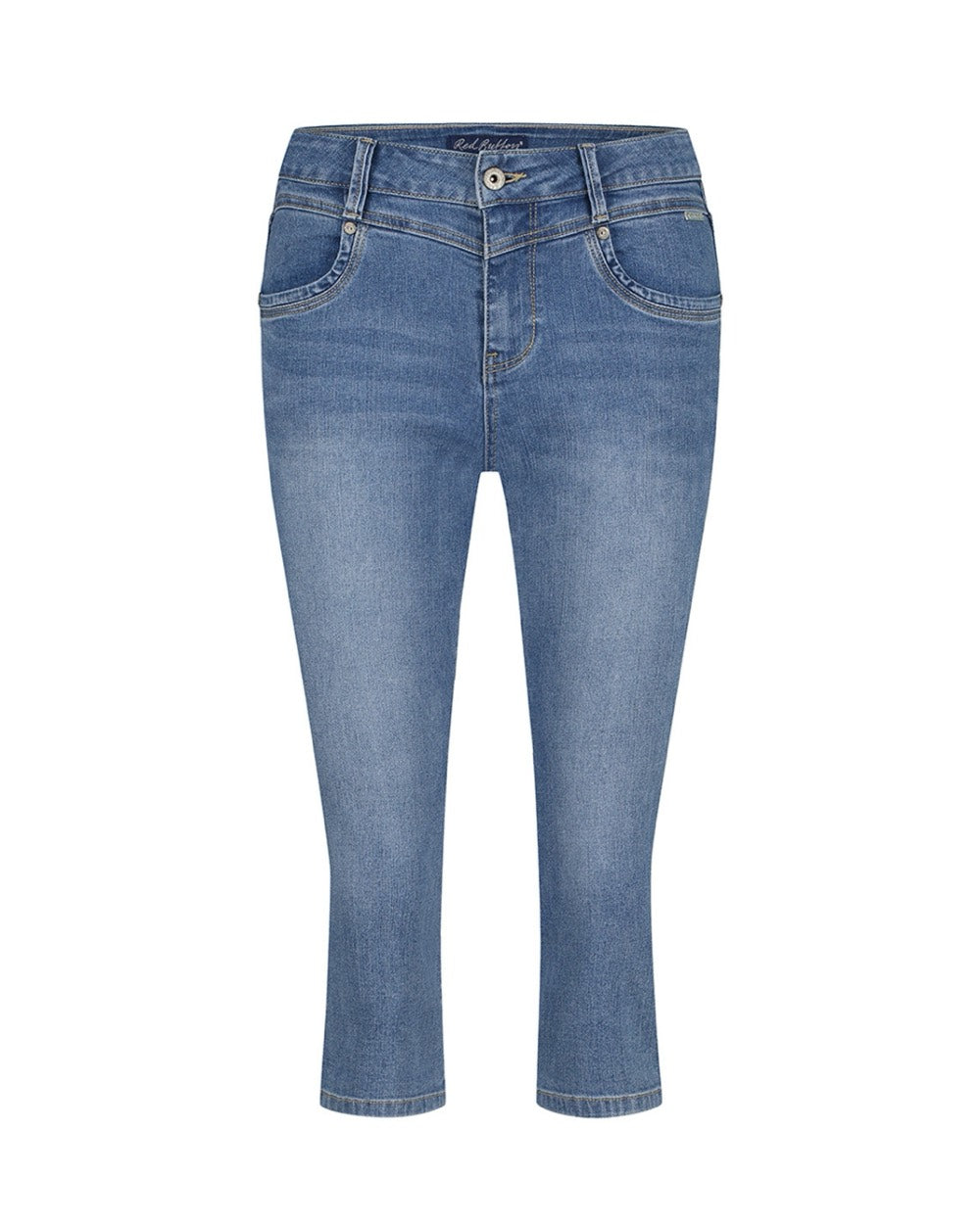 Red Button 4556 Suze capri denim dames – blue denim