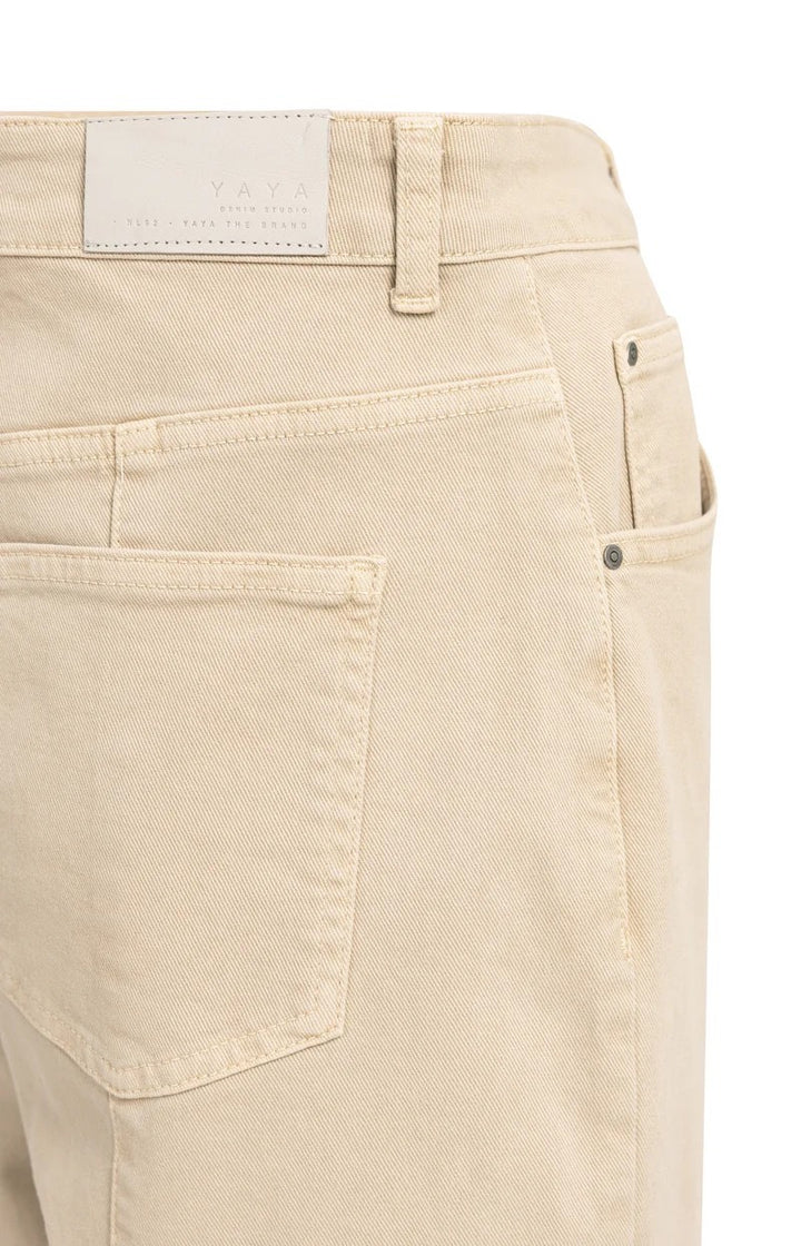 YAYA Women loose fit jeans beige – dames