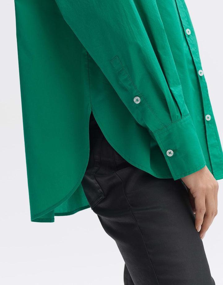 Opus Freyana blouse l/m dames – groen