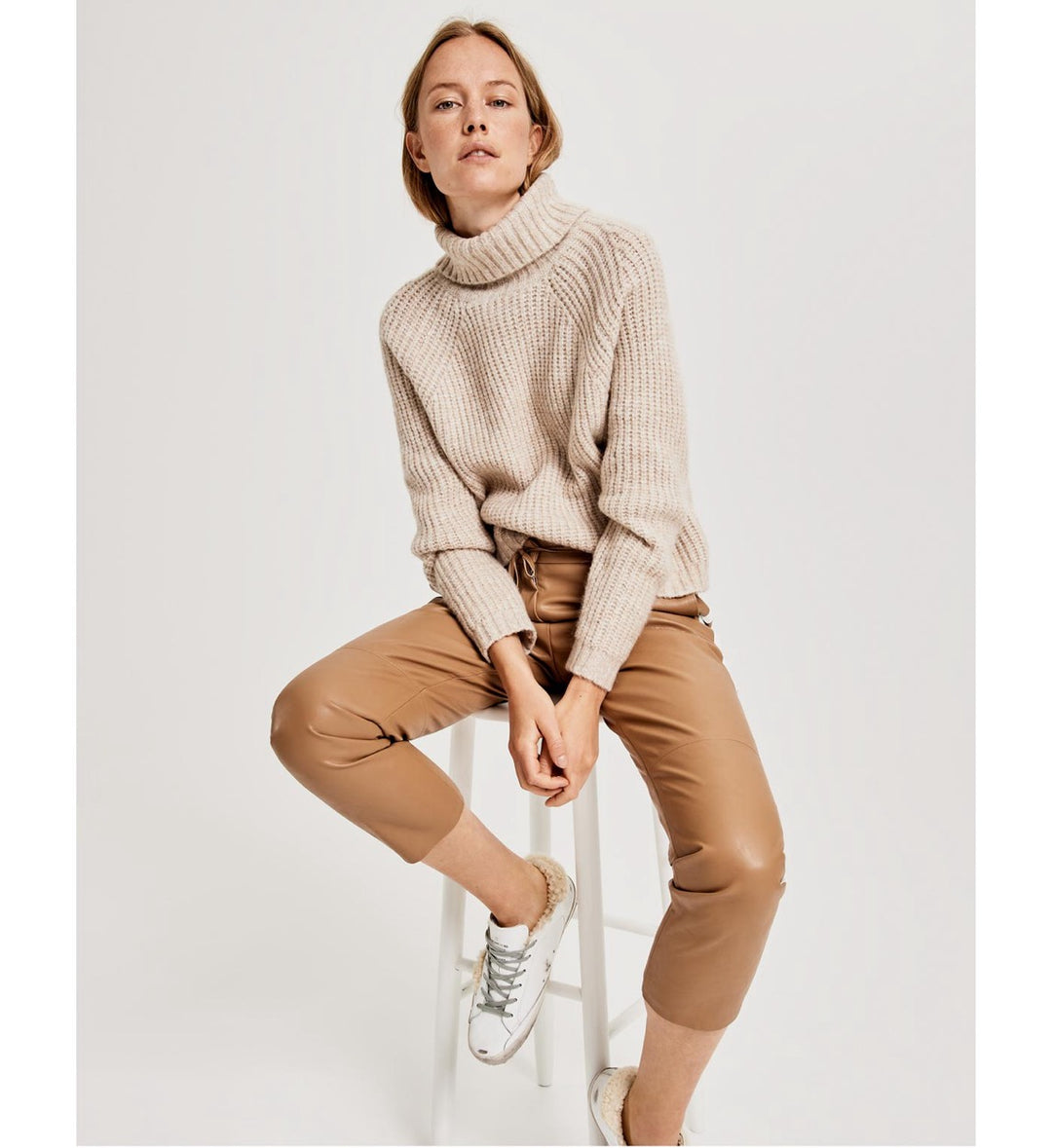 Vila Ginny trui zand – dames