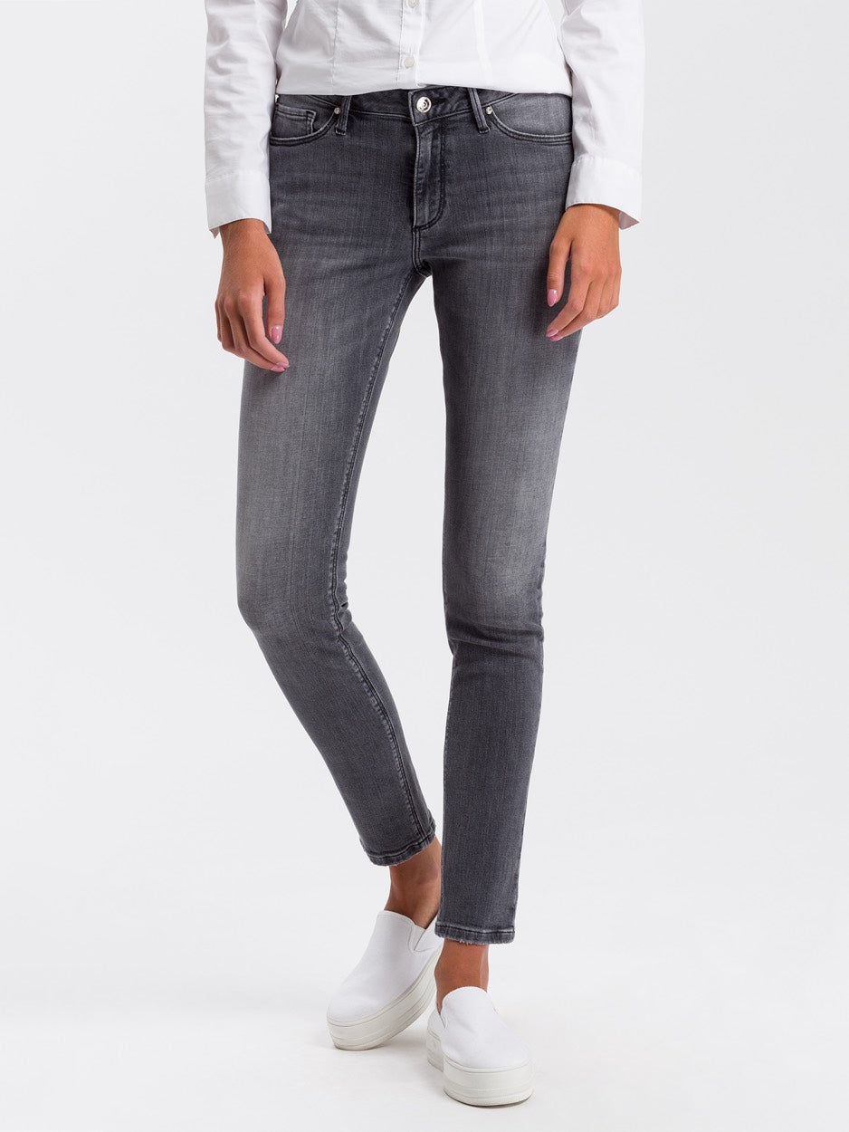 Cross Jeans N 497-191 grey denim – dames skinny fit - L32