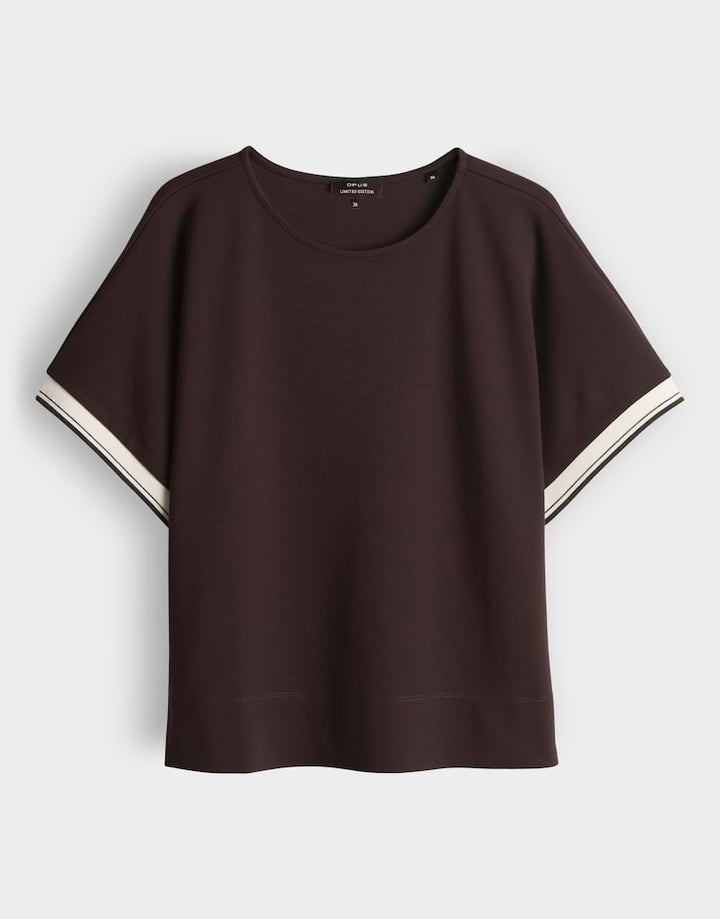 Opus t-shirt dames bruin – Giprep 10538614134477