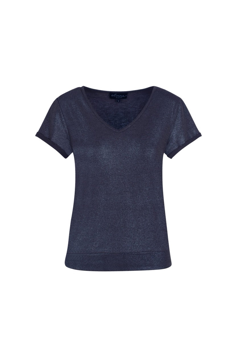 Elvira Casuals E4 25-049 Lelie t-shirt dames navy
