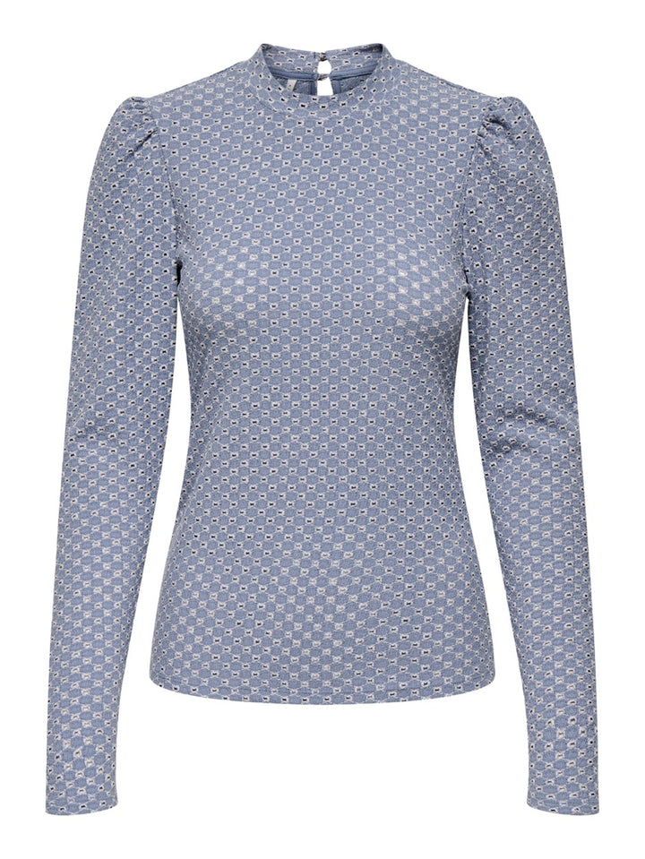 Only Genny top blauw dessin – dames