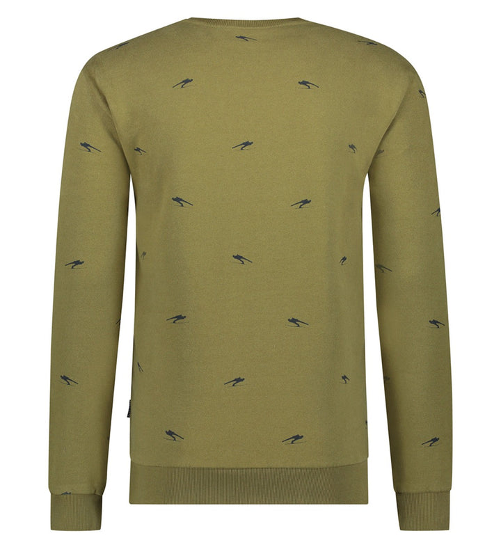 Lyle & Scott ML2022V sweater bruin – heren