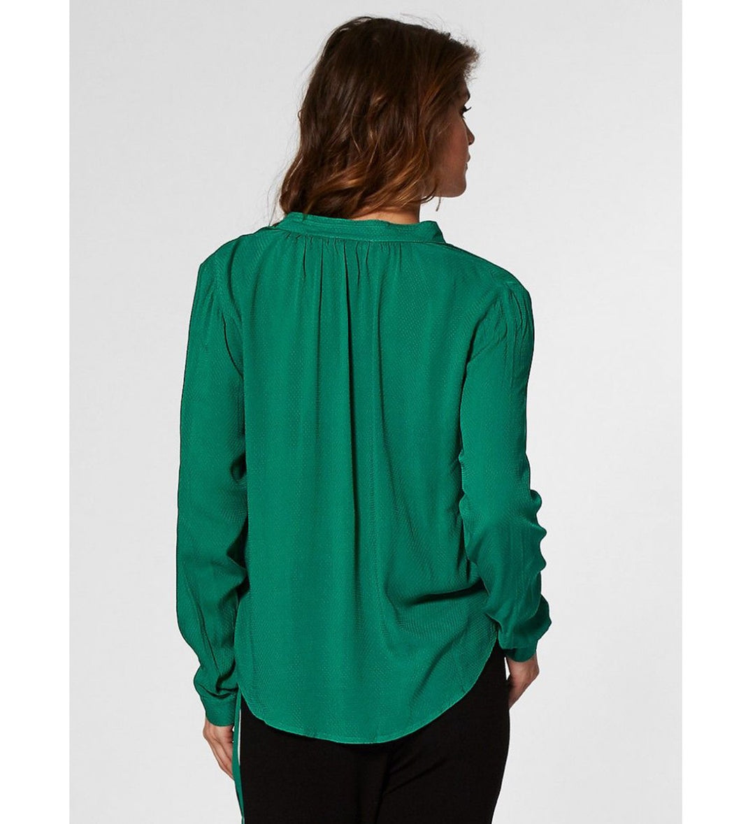 Vila 14108066 Shina top l/m dames – groen