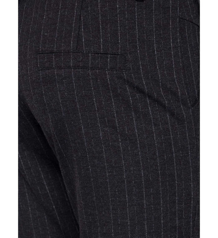 Only Aggie lange broek dames grijs dessin - L32